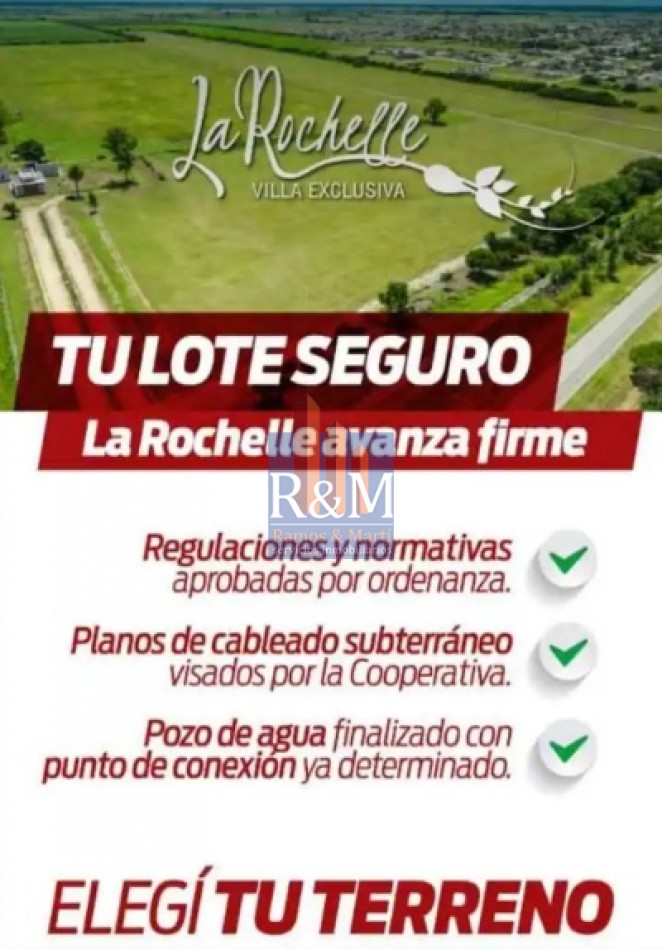 MONTECRISTO: LOTES BARRIO CERRADO CON MINIMA ENTREGA