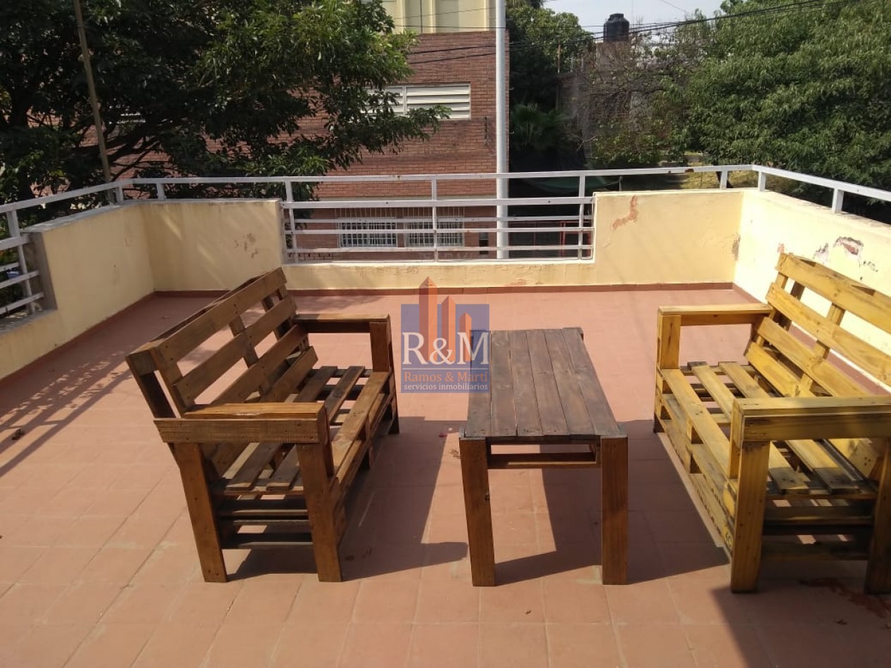 SAN MARTIN: DPTO 3D CON COCHERA Y TERRAZA